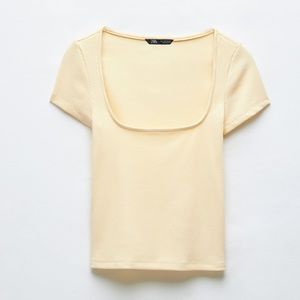 Zara Crop Top - Yellow